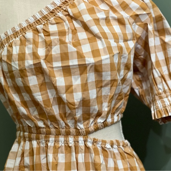 NWT Who What Wear Ginghma cutout maxi dress - Picture 6 of 6